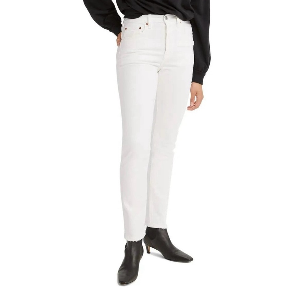 LEVI'S 501® Skinny Jeans in Cloud Over Denim High Rise Slim Fit Size 30x28